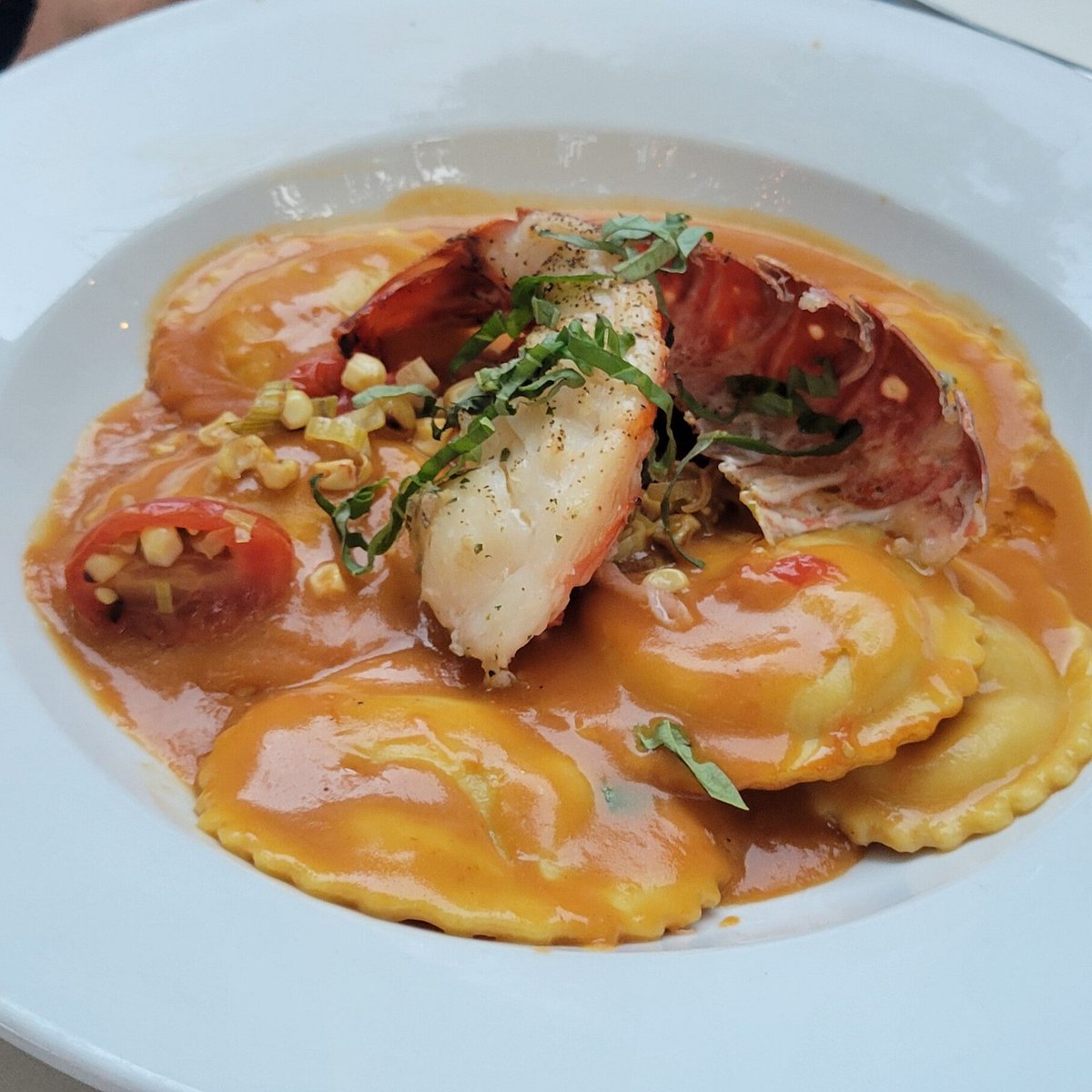 Lavender Bistro signature dishes Crispy Fried OysterMaine Lobster RavioliSeaweed & Sesame Crusted Seared Ahi Tuna